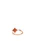 [LOUIS VUITTON] Colour Blossom Mini Star Ring, Pink Gold, Cornelian and Diamond Q9P36D