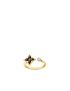 [LOUIS VUITTON] Colour Blossom Mini Star Ring, Yellow Gold, Onyx And Diamond Q9N91A