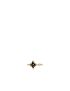 [LOUIS VUITTON] Colour Blossom Mini Star Ring, Yellow Gold, Onyx And Diamond Q9N91A