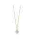 [LOUIS VUITTON] B Blossom Pendant, Yellow Gold, White Gold And Pave Diamond Q93795