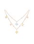 [LOUIS VUITTON] Idylle Blossom Charms Necklace, 3 Golds And Diamonds Q94360