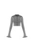 [LOUIS VUITTON] Ribbed Knit Trumpet Sleeve Cardigan 1A9MV0