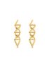 [LOUIS VUITTON] LV Volt Curb Chain Earrings, Yellow Gold Q96971