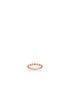 [LOUIS VUITTON] Monogram Infini wedding band, pink gold Q9F73M