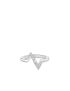 [LOUIS VUITTON] LV Volt Upside Down Ring, White Gold And Diamonds Q9Q31A