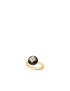 [LOUIS VUITTON] B Blossom Ring, Yellow Gold, White Gold, Onyx And Diamonds Q9L96E