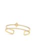 [LOUIS VUITTON] Idylle Blossom Two Row Bracelet, Yellow Gold and Diamonds Q95817