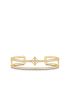 [LOUIS VUITTON] Idylle Blossom Two Row Bracelet, Yellow Gold and Diamonds Q95817