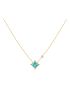 [LOUIS VUITTON] colour Blossom BB Star Pendant, Yellow gold, Turquoise and diamond Q93618