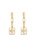 [LOUIS VUITTON] B Blossom Earrings, Yellow Gold, White Mother Of Pearl And Diamonds Q96790
