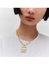 [LOUIS VUITTON] B Blossom Necklace, Yellow Gold, White Mother Of Pearl And Diamonds Q94466