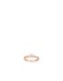 [LOUIS VUITTON] Monogram Infini Engagement Ring, Pink Gold And Diamonds Q9M33Z