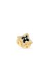 [LOUIS VUITTON] Ever Blossom Ring, Yellow Gold, Onyx   Diamonds Q9O56A