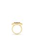 [LOUIS VUITTON] Ever Blossom Ring, Yellow Gold, Onyx   Diamonds Q9O56A