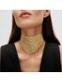 [LOUIS VUITTON] LV Volt Mesh Necklace, Yellow Gold Q94526