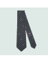 [GUCCI] Silk tie with Interlocking G print 7146964EAAX4066