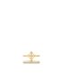 [LOUIS VUITTON] Idylle Blossom Two Row Ring, Yellow Gold and Diamonds Q9N43A