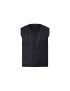 [LOUIS VUITTON] Pinstripe Padded Waistcoat 1A977B