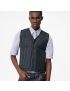 [LOUIS VUITTON] Pinstripe Padded Waistcoat 1A977B