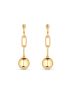 [LOUIS VUITTON] B Blossom Earrings Yellow Gold, White Gold And Pave Diamond Q96791