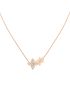 [LOUIS VUITTON] Star Blossom Necklace In Pink Gold And Diamonds Q93689