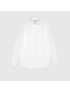 [GUCCI] Sea Island cotton plastron shirt 630427Z38549000