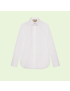 [GUCCI] Cotton poplin shirt with Double G 699561ZAJOL9000