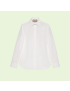 [GUCCI] Cotton poplin shirt with Double G 699561ZAIFQ9000
