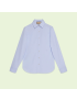 [GUCCI] Cotton poplin shirt with Double G 699553ZAJOL4910