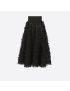 [DIOR] Long Skirt with Ruffles 254J10AM601_X9000