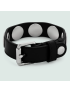 [GUCCI] Maxi studded leather cuff bracelet 717774IAAAX8127