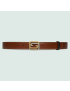 [GUCCI] Reversible belt with squared Interlocking G 715603AAA0J1541
