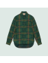 [GUCCI] Jumbo GG check wool shirt 711543ZAKZJ3653