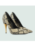 [GUCCI] Womens python print high heel pump 715145UVE009719