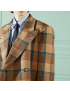 [GUCCI] Macro check wool cropped coat 720589ZAC5G9549