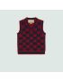 [GUCCI] GG wool boucle jacquard vest 718629XKCNA4668