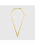 [GUCCI] Large single triangle shaped earring 726859I46008005