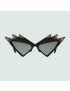[GUCCI] Cat eye frame sunglasses with crystals 720725J07411012