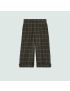 [GUCCI] Check wool short trouser 710564ZAC111180