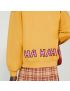 [GUCCI] HA HA HA bunny sweatshirt 721427XJE4W7694