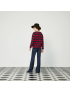 [GUCCI] HA HA HA striped wool jumper 721802XKCS64913