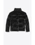 [SAINT LAURENT] lacquered effect oversized down jacket 671966Y9F951000