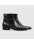 [GUCCI] Mens ankle boot with Double G 71974206F001000