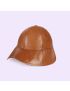 [GUCCI] Leather wide brimmed baseball hat 7289043HARH2500