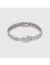 [GUCCI] Flora white gold bracelet with aquamarine 679162J8L508076