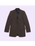 [GUCCI] Textured gabardine formal jacket 723615ZAHE02284