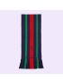[GUCCI] Striped knit wool scarf 7220164GAFH6468