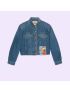 [GUCCI] Denim jacket with label 723542XDB9O4011