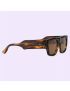 [GUCCI] Square frame sunglasses 733376J07402323