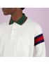 [GUCCI] Cotton jersey polo shirt with Web 715268XJETR9088